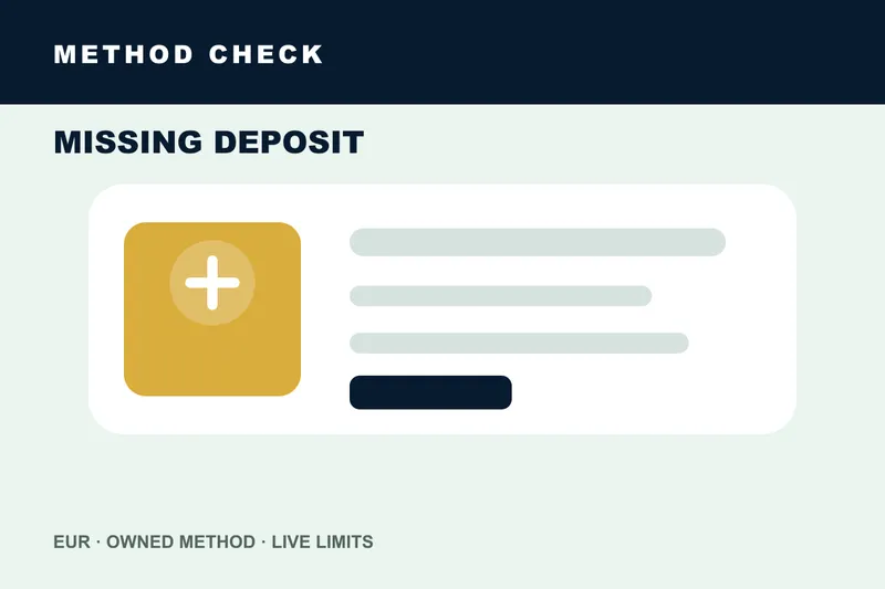 Missing deposit casino payment route in Ireland