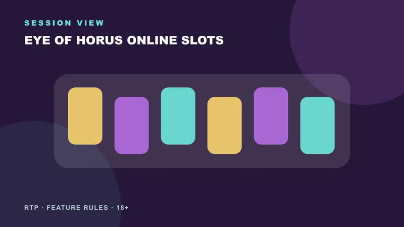 Eye of Horus online slots session planning visual