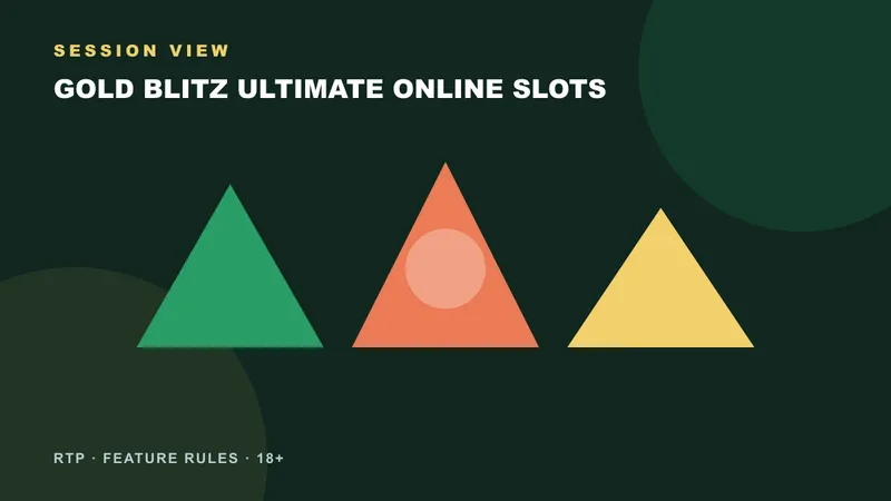 Gold Blitz Ultimate online slots session planning visual