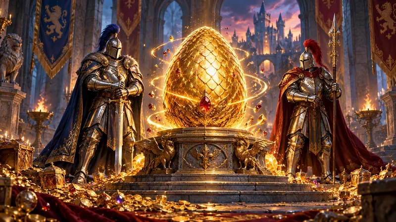 Knights of the Golden Egg online slots mechanic overview