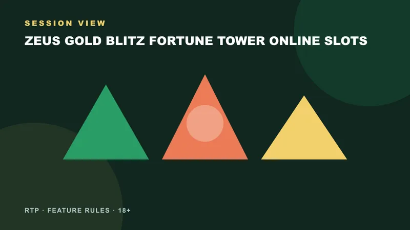 Zeus Gold Blitz Fortune Tower online slots session planning visual